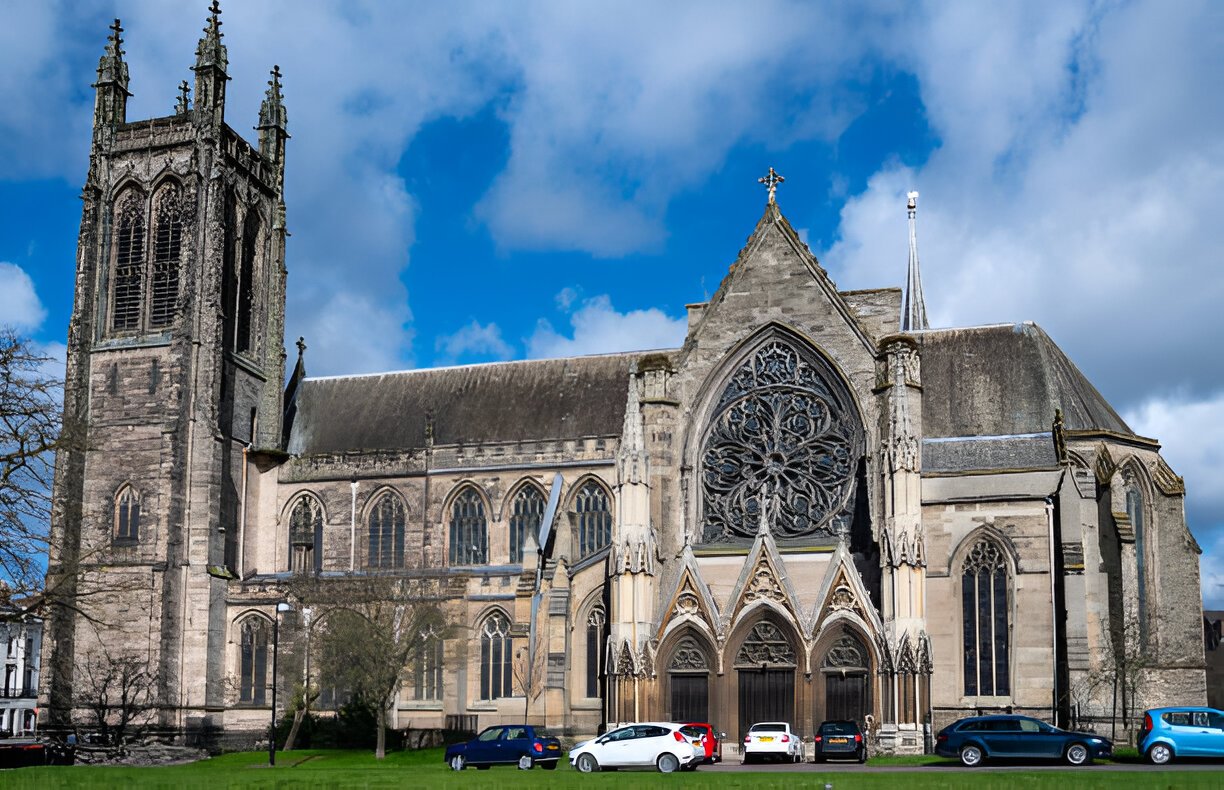 The Anglican all Saints church